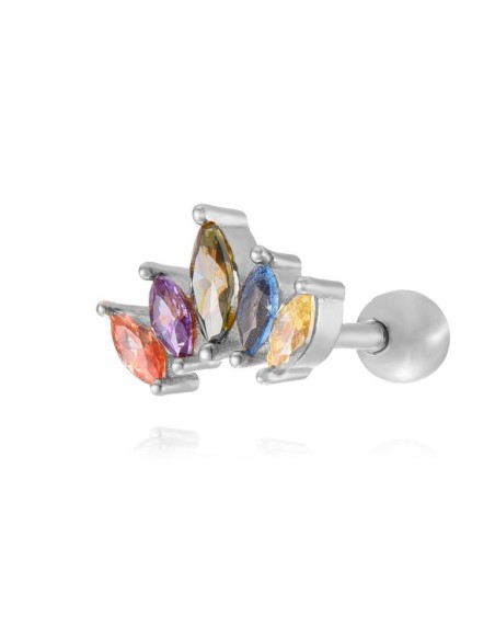 Piercings de plata/oro 18K ideales para pieles sensibles