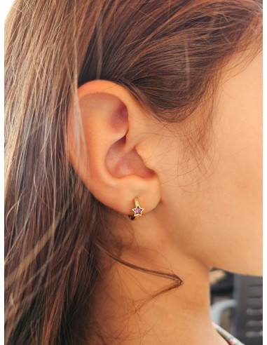 Pendientes de plata bañado en oro 18K. Regala Caprichos Laura