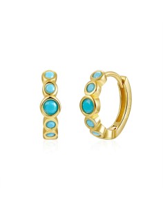 Pendientes de Plata bañado en Oro 18K. Regala Caprichos Laura