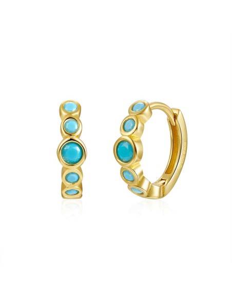 Pendientes de Plata bañado en Oro 18K. Regala Caprichos Laura