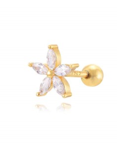 Piercings de plata/oro 18K ideales para pieles sensibles