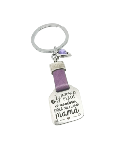 Llavero “Ahora me llamo Mamá” | Caprichos Laura