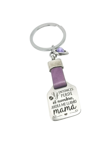 Llavero “Ahora me llamo Mamá” | Caprichos Laura
