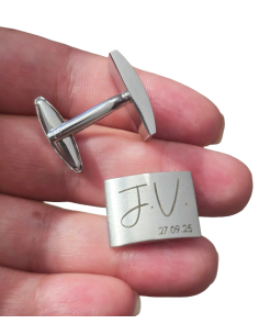 Gemelos con Iniciales - Regalo único para un día especial 2