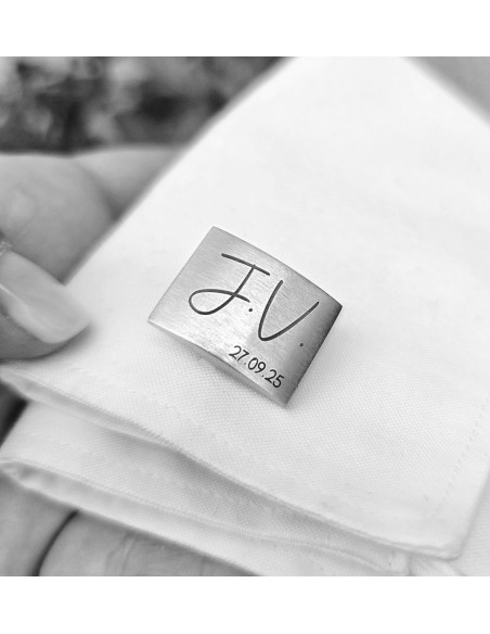Gemelos con Iniciales - Regalo único para un día especial