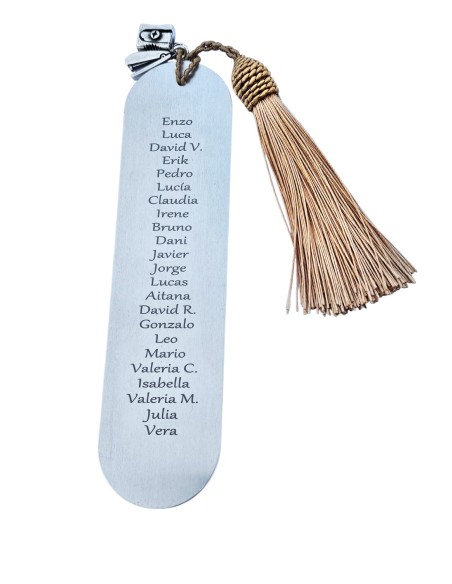 Marcapáginas "Gracias por valorar nuestros logros" | Caprichos Laura