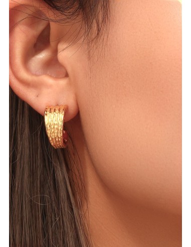 Pendientes de Acero Inox. (bañado en Oro 18K). Regala Caprichos Laura