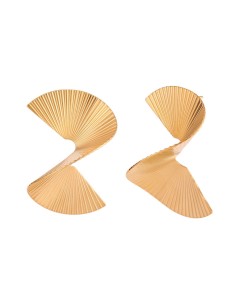 Pendientes de Acero Inox. (bañado en Oro 18K). Regala Caprichos Laura