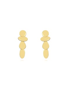 Pendientes de Acero Inox. (bañado en Oro 18K). Regala Caprichos Laura