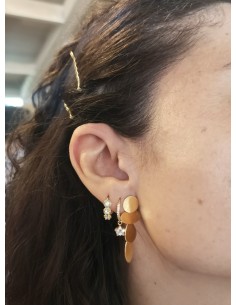 Pendientes de Acero Inox. (bañado en Oro 18K). Regala Caprichos Laura 2