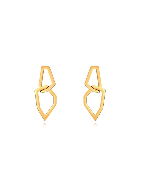 Pendientes de Acero Inox. (bañado en Oro 18K). Regala Caprichos Laura