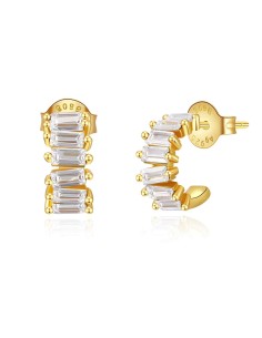 Pendientes de Plata bañado en Oro 18K. Regala Caprichos Laura