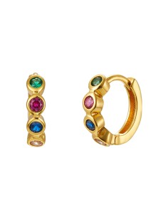 Pendientes de Plata bañado en Oro 18K. Regala Caprichos Laura