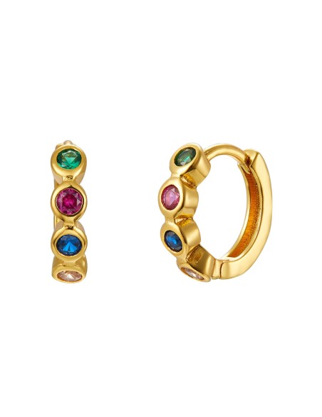 Pendientes de Plata bañado en Oro 18K. Regala Caprichos Laura